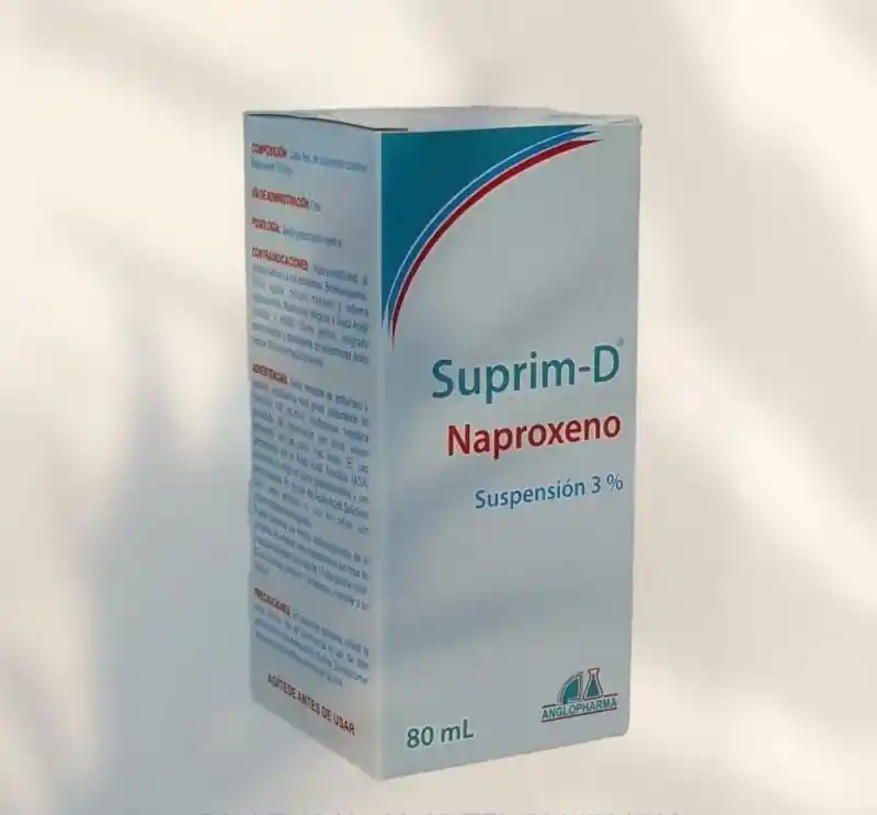 Naproxeno 3% Suspension X 80ml ( Suprim-d )