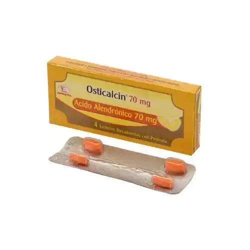 Acido Alendronico 70mg Caja X 4 Tabletas Recubiertas (osticalcin)