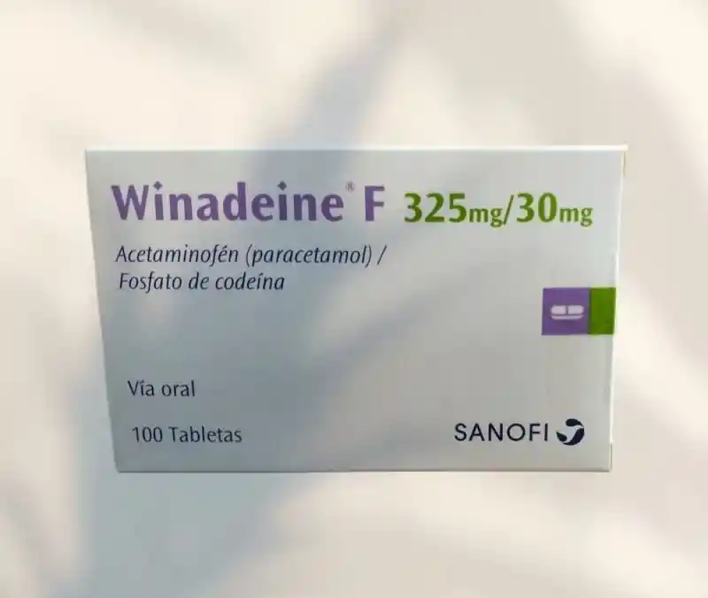 Winadeine F 325mg /30mg Caj X100 Tabletas