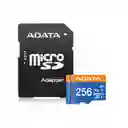 Memoria Micro Sd Adata 256 Gb 100 Mb/sg Clase 10