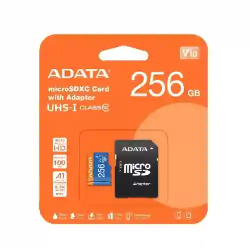 Memoria Micro Sd Adata 256 Gb 100 Mb/sg Clase 10