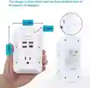 Multitoma Protección Sobretensión Y Cargador De Pared Usb C Blanco