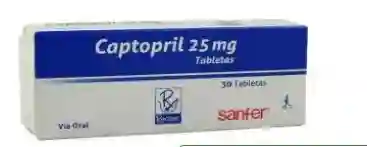 Captopril 25 Mg Tabletas Caja X 30