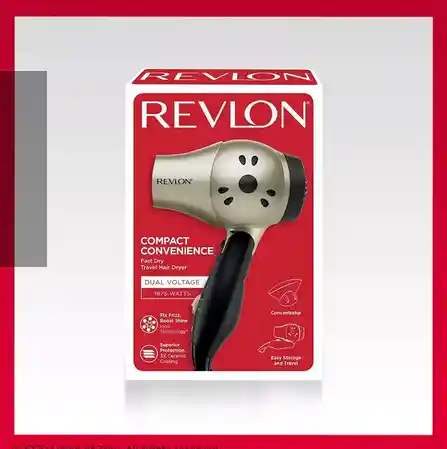 Secador De Cabello Revlon Rvdr5005 Negro/dorado 125v/250v