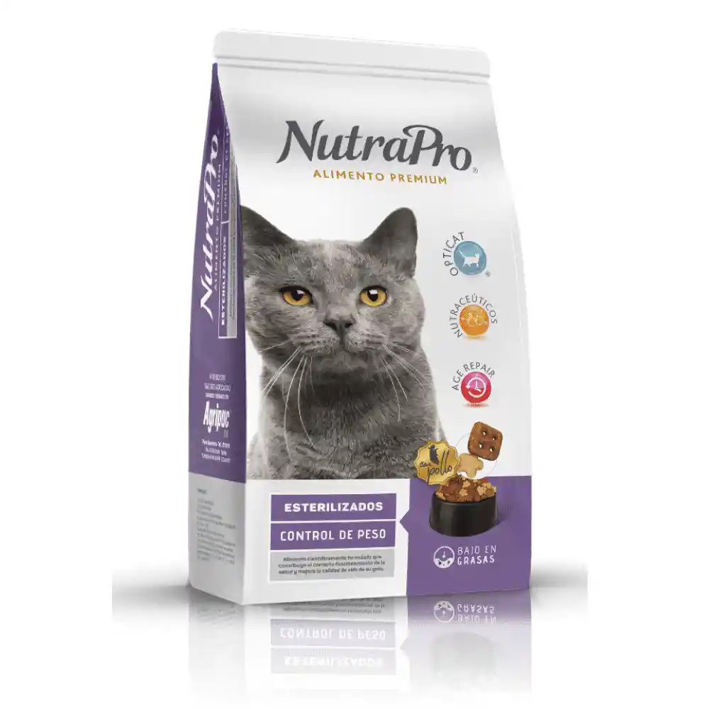 	nutrapro Gatos Adul Es/control Peso 500g