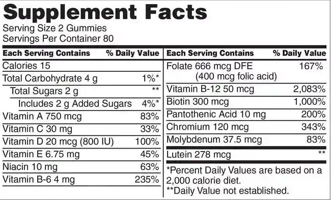 Kirkland Multivitamínicos Adultos X 160 Gomas