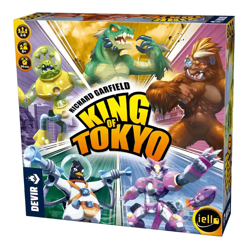 Juego De Mesa King Of Tokyo Adultos Estrategia Roles Español