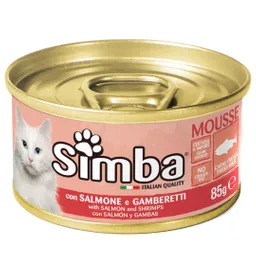 Simba Lata Salmón Para Gato 85g