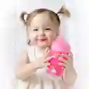 Vaso Entrenador Antiderrame Para Bebe Con Luces Nuby 10 Oz Rosa