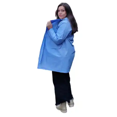 Gabardina Unisex Amarilla 100 Impermeable Resistente Talla S