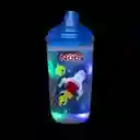 Vaso Entrenador Antiderrame Para Bebe Con Luces Nuby 10 Oz Azul