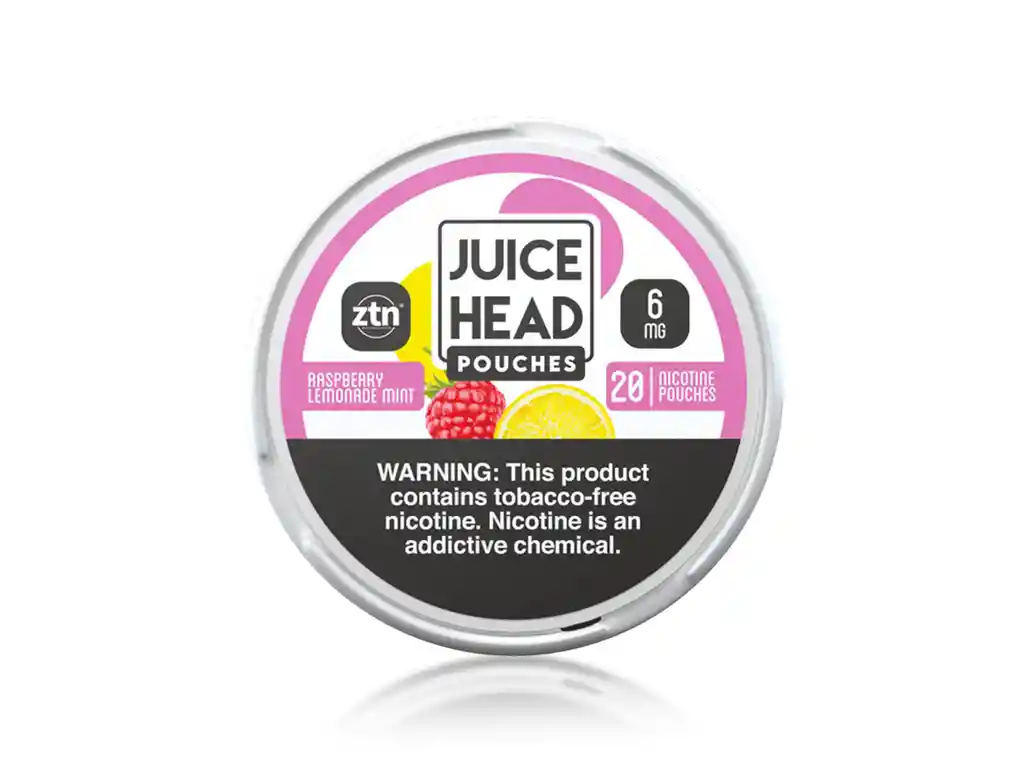 Parches De Nicotina Juice Head 6mg Raspberry Lemonade Mint
