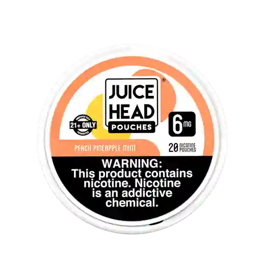 Parches De Nicotina Juice Head 6mg Peach Pineapple Mint