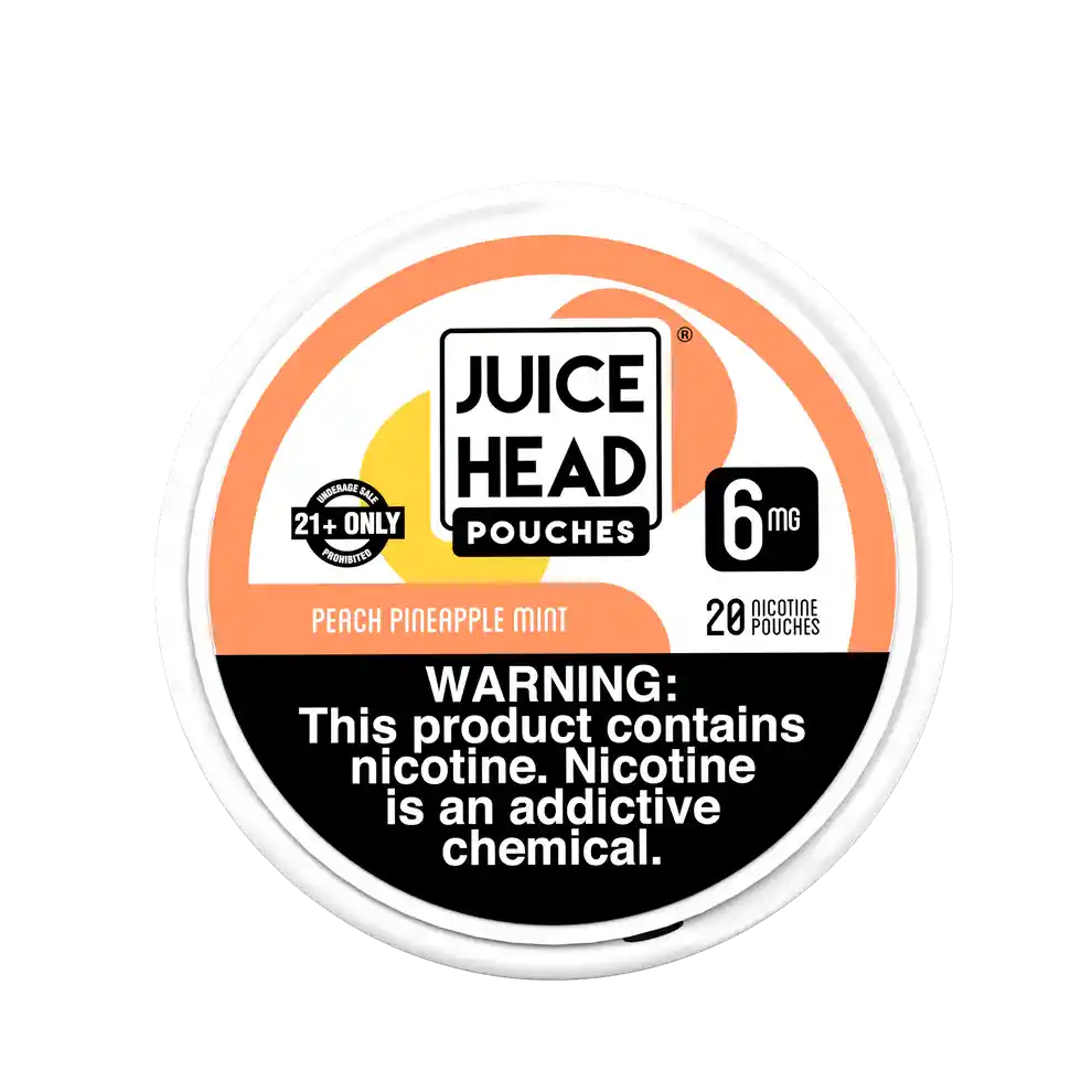 Parches De Nicotina Juice Head 6mg Peach Pineapple Mint