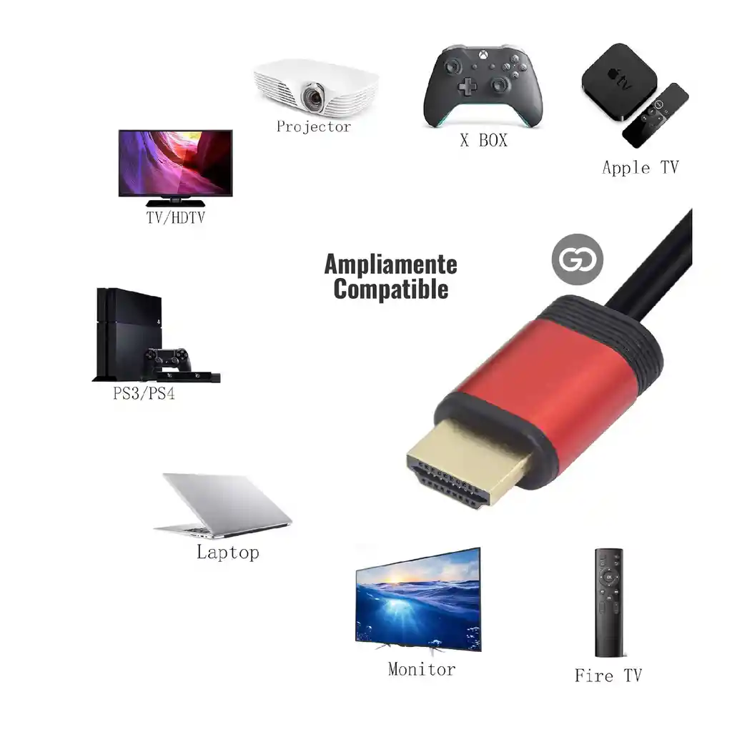 Cable Hdtv/hdmi 4k Ultra Hd 2k De 15 Metros Alta Definición