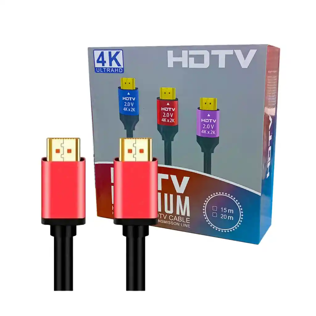 Cable Hdtv/hdmi 4k Ultra Hd 2k De 15 Metros Alta Definición