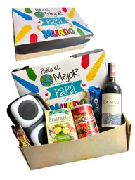 Regalo Sorpresa Feliz Día Con Parlante Bluetooth Con Lampara Radio Fm, Vino Y Mas - Regalo Feliz Dia Para Hombre - Regalo Especial Cumpleaños