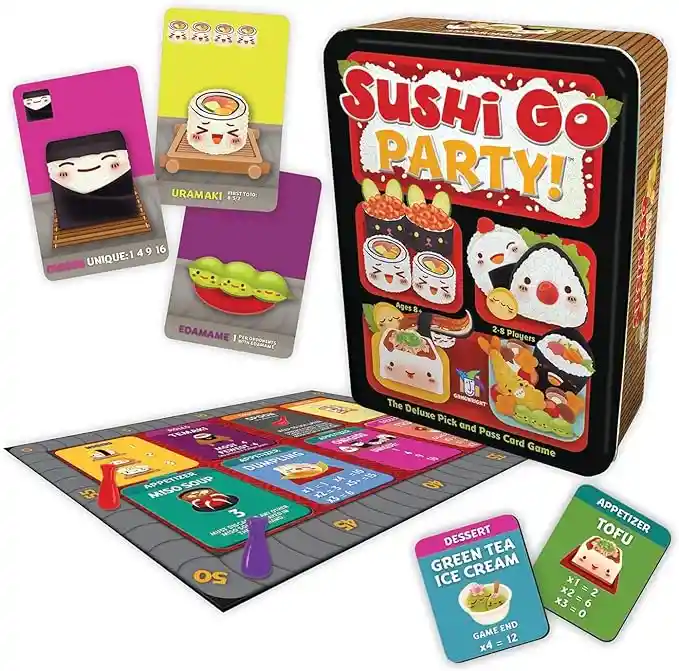 Sushi Go Party Juego De Mesa En Español Adultos Niños