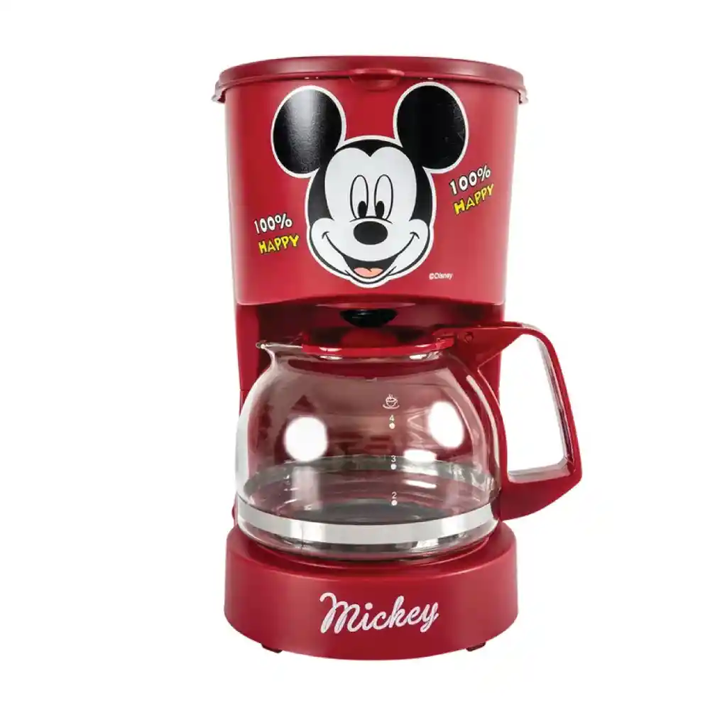 Cafetera 4 Tazas Mickey Mouse De Disney