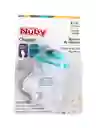 Chupo Entretencion Bebe Nuby Brilla Oscuridad + Tapa 6-12 M Rosa