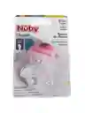 Chupo Entretencion Bebe Nuby Brilla Oscuridad + Tapa 6-12 M Rosa