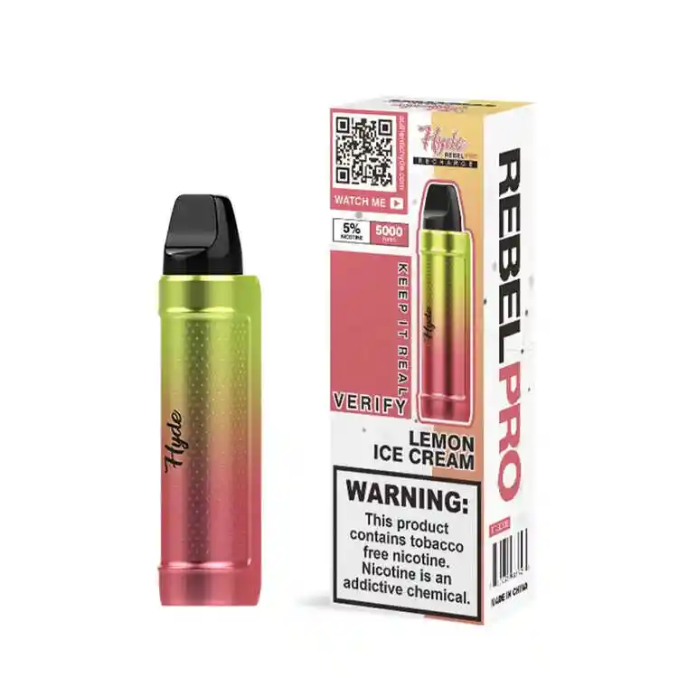 Vaporizador Hyde Rebel Pro 5000puffs Vapo - Lemon Ice Cream