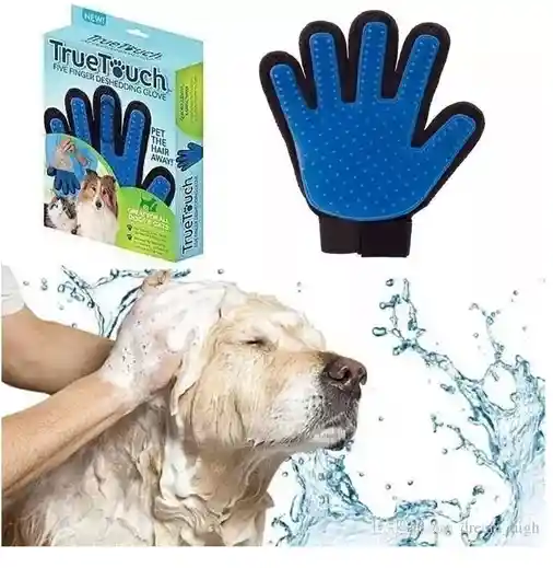 Guante De Silicona Masajeador Para Mascotas Perros Gatos