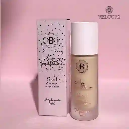 Base My Foundation 2 En 1 Tono 03 Nude Bloomshell