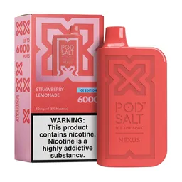 Vape Pod Salt 6000 Puffs Strawberry Lemonade