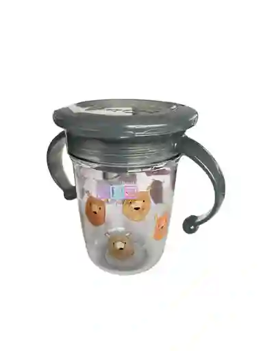 Vaso Para Bebe Niños Antiderrame 360 Nuby 8oz + Tapa