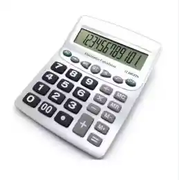 Calculadora Grande Sin Pila (doble Aa)