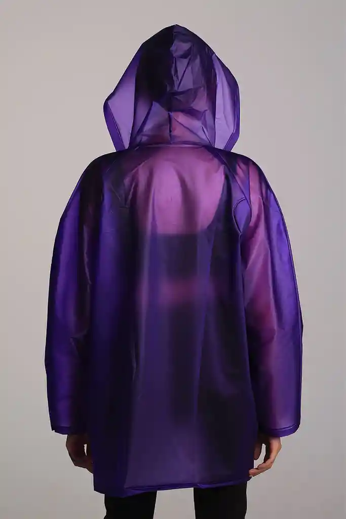 Capa Impermeable Morado Chic S