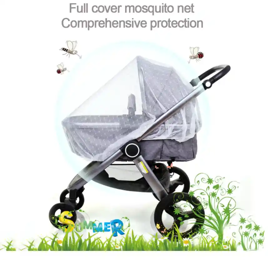 Toldillo Mosquitero Portátil Para Coches Corral Cuna Bebe