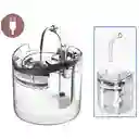 Bebedero Con Fuente Agua Automático Para Perros Y Gatos Color Blanco