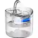 Bebedero Con Fuente Agua Automático Para Perros Y Gatos Color Blanco