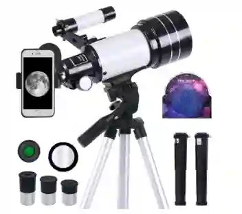 Telescopio Astronomico Monocular F30070m Con Soporte Celular