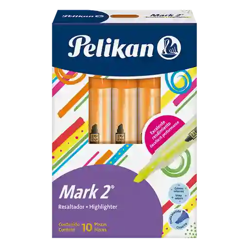 Resaltador Pelikan Mark 2 Color Naranja