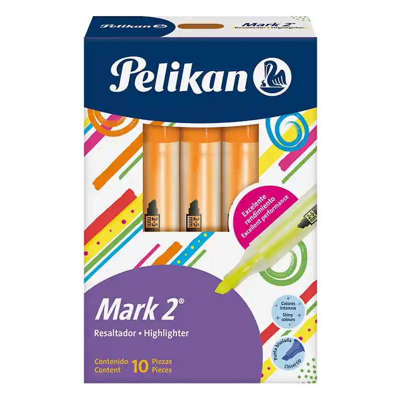 Resaltador Pelikan Mark 2 Color Naranja