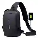 Bolso Manos Libres Mini Morral Hombre Tipo Pechera Antirrobo