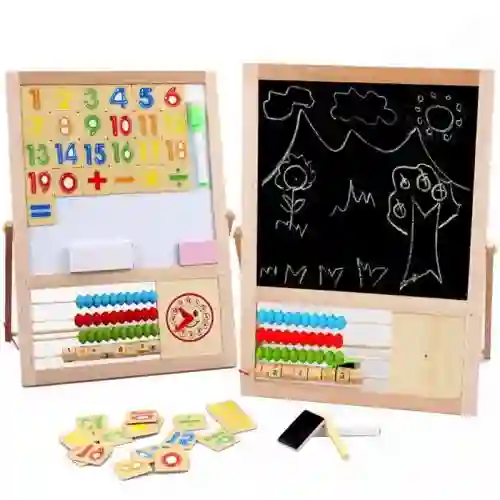 Tablero Magnetico Didactico 2 En 1 Recreativo