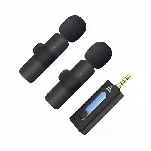 Microfóno Inalámbrico K35 Dual Mic Plug 3.5