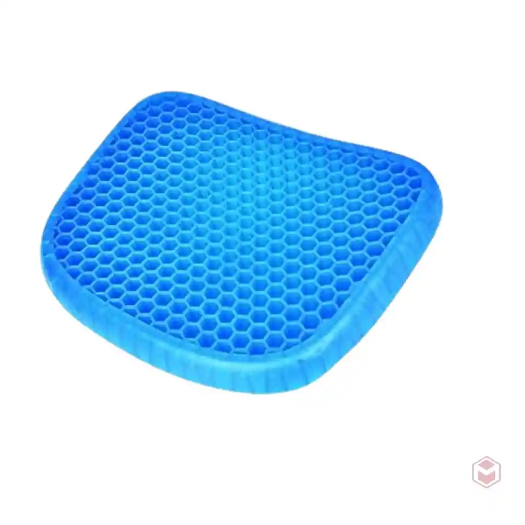 Cojin Silicona Gel Asiento Flexible Descanso Silla Transpirable 8043