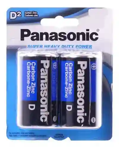 Bateria Pila Panasonic Tipo D Par
