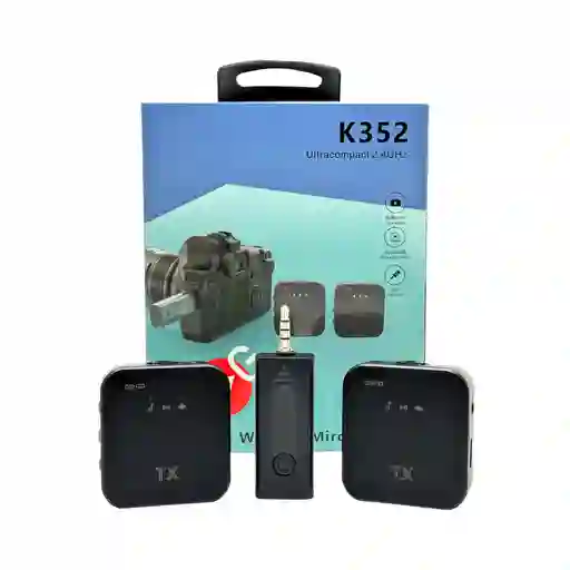 Micrófono De Solapa K352 Dual
