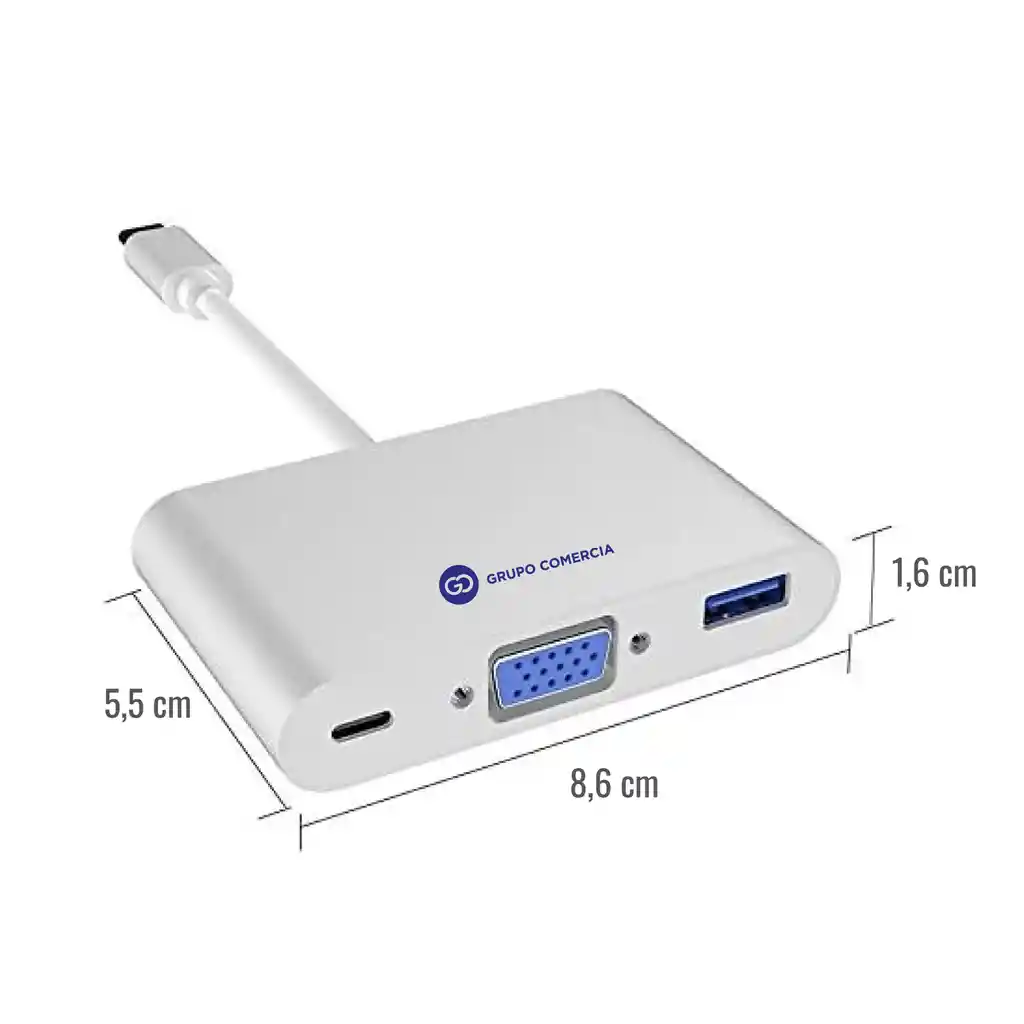 Convertidor Adaptador Tipo C A Vga - Usb Usb C