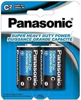 Bateria Pila Panasonic Tipo C Par