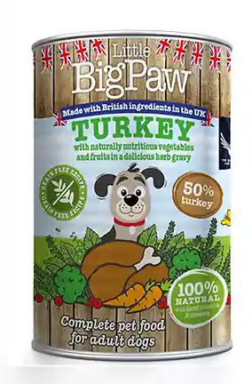 Big Paw Lata De Pavo Y Vegetales De 390 Gr