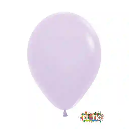 Bomba Globo Biodegradable De Latex Lila Pastel R12