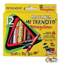 Trensito Crayones Triangular X12