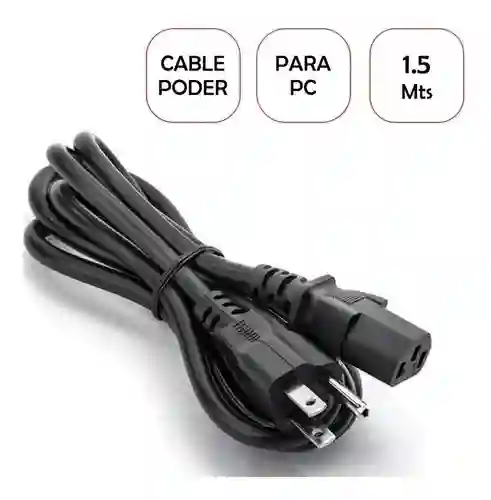 Cable De Poder Alimentación Pc 10a 250v